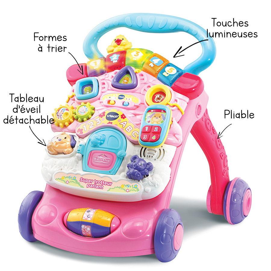 Vtech Trotti-Portique Évolutif 3 en 1 – Bébé Classique