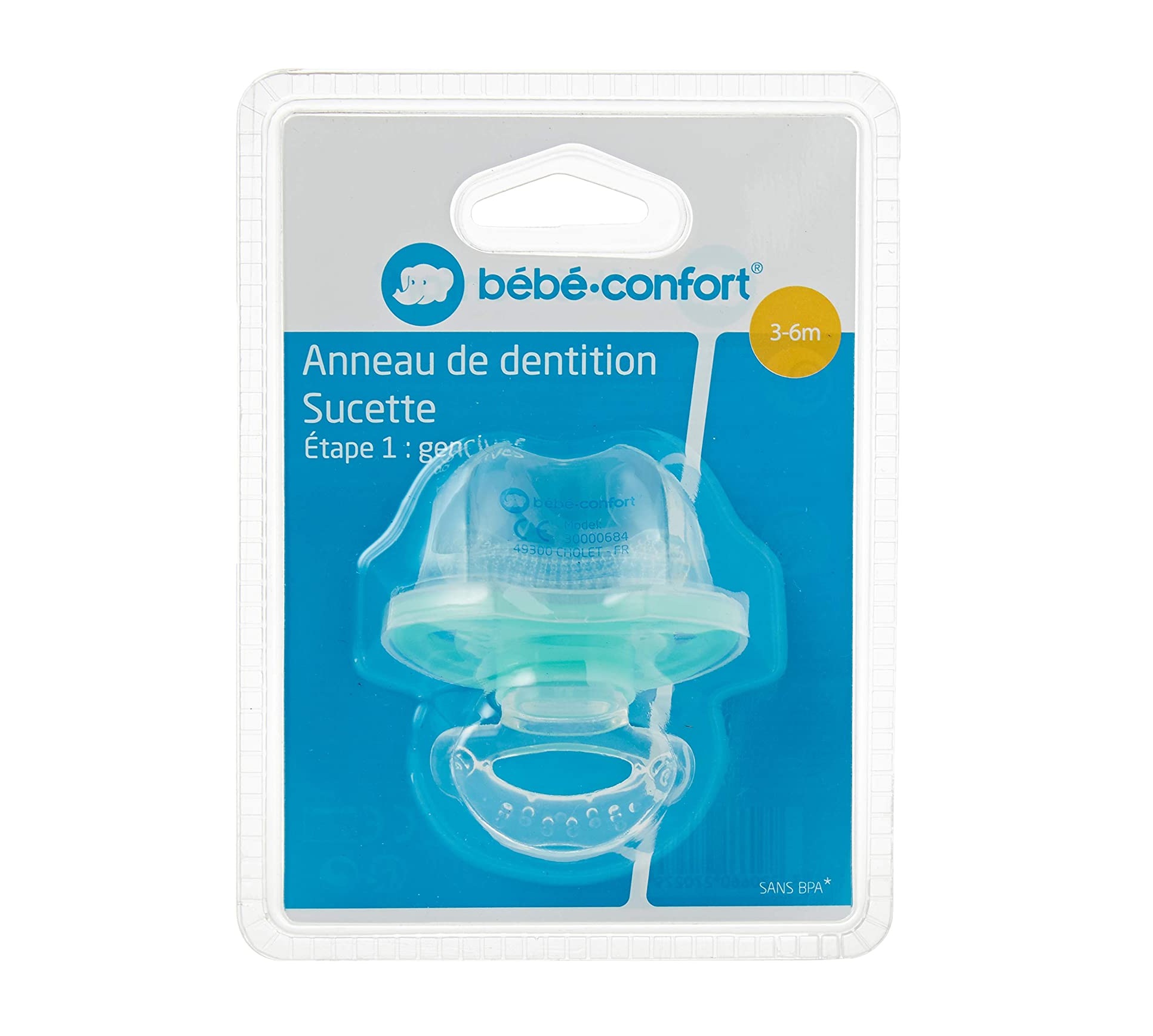 Bebe Confort Anneau de dentition sucette ETAPE1 (3-6M+)