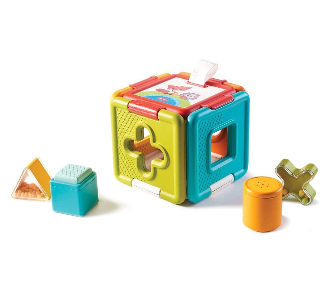 Cube 2 en 1 - Trieur de formes et puzzle Tiny Love : King Jouet