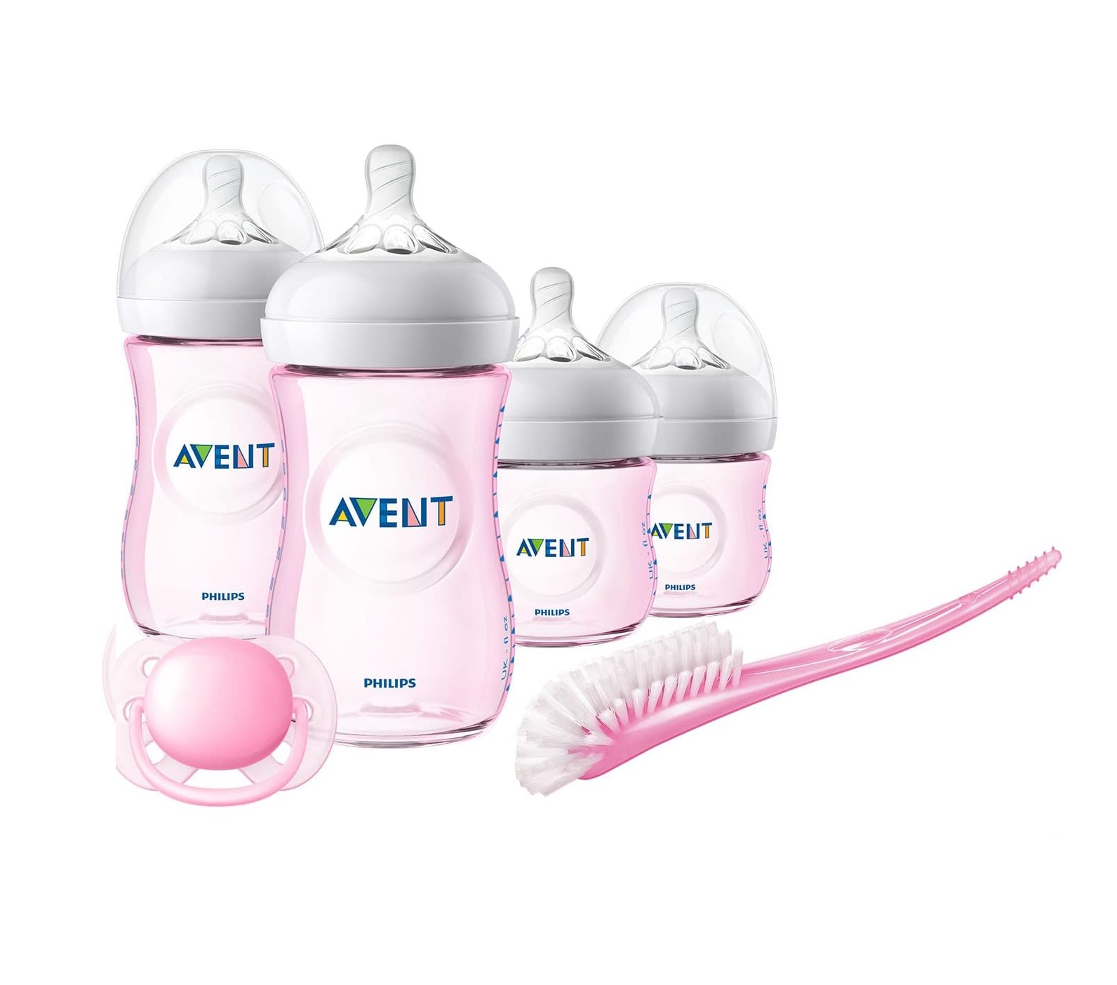 Goupillon de nettoyage pour biberons Rose Avent