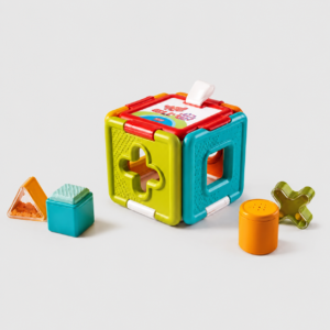 Tiny Love Jouet d'eveil Cube 2en1 Trieur de formes et puzzle