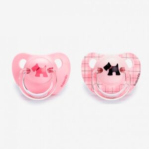Suavinex Lot de 2 Sucettes 6 M+ Evolution en Silicone Scottish