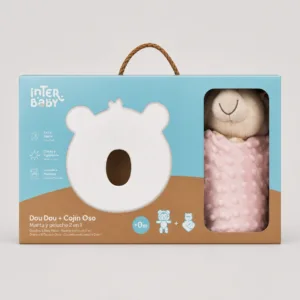 Interbaby Coussin Anti-Tête Plate + Doudou