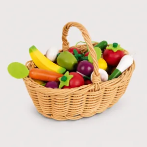 Janod Panier de 24 Fruits et Légumes (BOIS)
