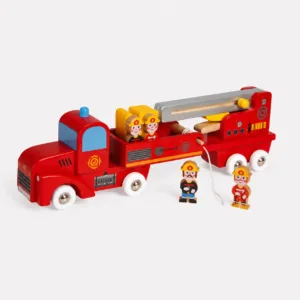 Janod Camion de Pompier Géant (BOIS)
