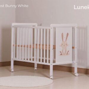 Luneko Lit en Bois Lunest Bunny White