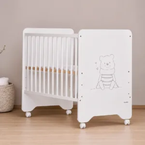 Luneko Lit en Bois Nordique