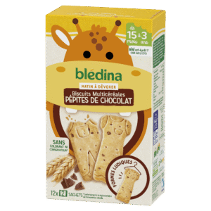 Blédina Matin à dévorer - Biscuit Multicéréales Pépites de Chocolat 15M+ 168g