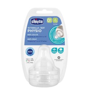 Chicco Tétine Physio - Débit (Lent) 0m+