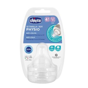Chicco Tétine Physio - Débit (Rapide) 4m+