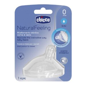 Chicco Tétine Naturalfeeling - Débit (Lent) 0m+