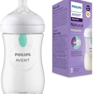 Avent Biberon Naturel En Plastique 260ml à Réponse Naturelle Valve AirFree