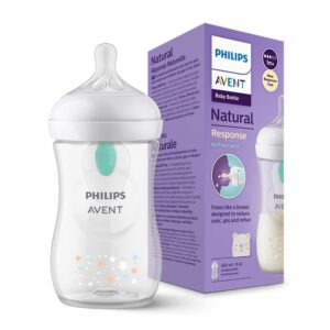 Avent Biberon Naturel En Plastique 260ml à Réponse Naturelle Valve AirFree