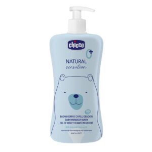 Chicco Gel Lavant Corps et Cheveux pour Bébé Natural Sensation