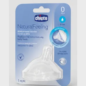 Chicco Tétine Naturalfeeling - Débit (Lent) 0m+
