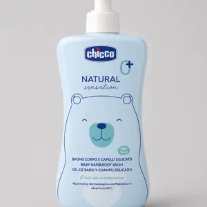 Chicco Gel Lavant Corps et Cheveux pour Bébé Natural Sensation