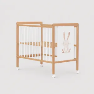 Luneko Lit en Bois Lunest Bunny Neutre