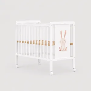 Luneko Lit en Bois Lunest Bunny White
