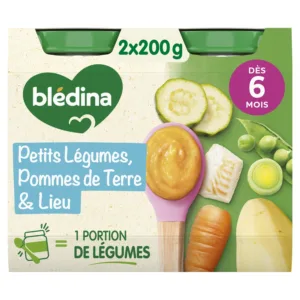 Blédina Petits pots - Pommes de terre Lieu 2x200g