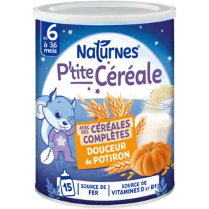 NESTLÉ NaturNes P’tite Céréale Douceur de Potiron, 6 a 36 mois