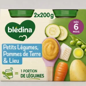 Blédina Petits pots - Pommes de terre Lieu 2x200g