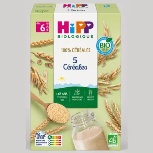 HiPP 5 Céréales, 6 mois+