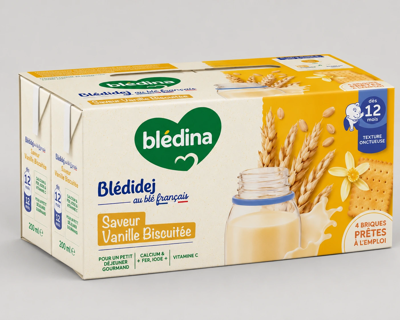 Blédina Blédidej - Croissance saveur Vanille Biscuité 12M+