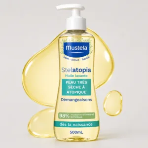 Mustela Huile Lavante Stelatopia au Tournesol BIO