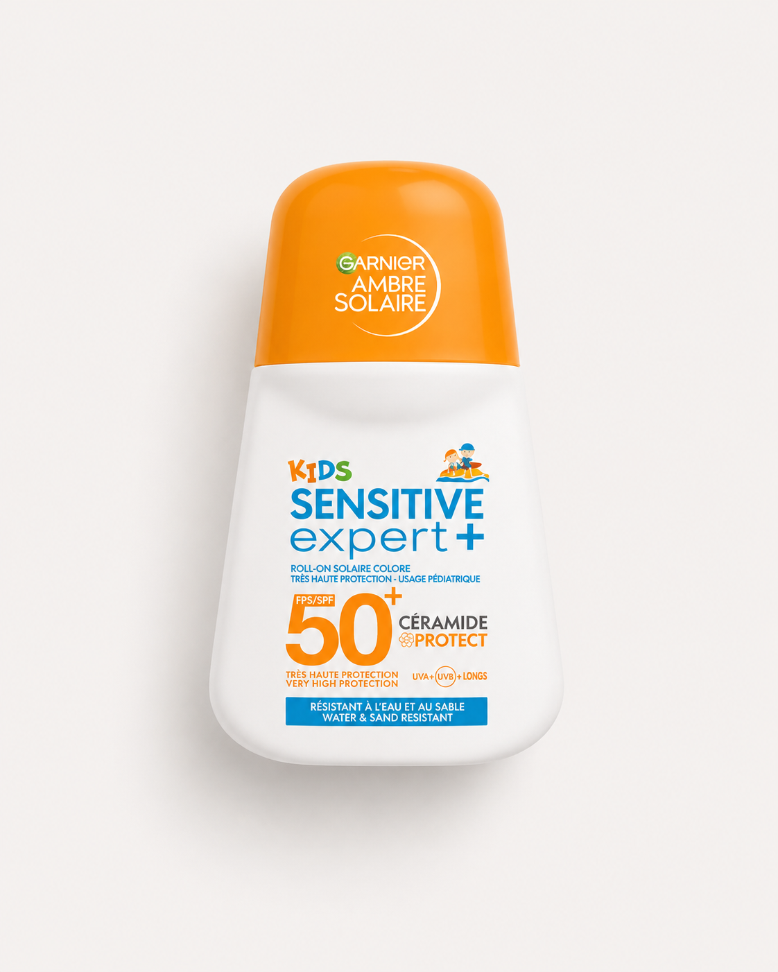 Garnier Ambre Solaire Sensitive Expert+ Roll-on Coloré FPS 50+, 50ml