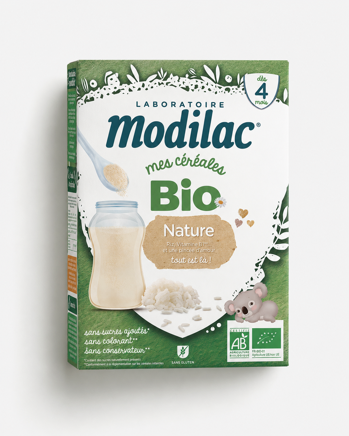 Modilac Céréales Bio Nature 250G