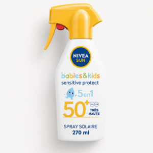 NIVEA SUN Pistolet Solaire Protection Babies & Kids Sensitive Protect FPS 50+ 270ml