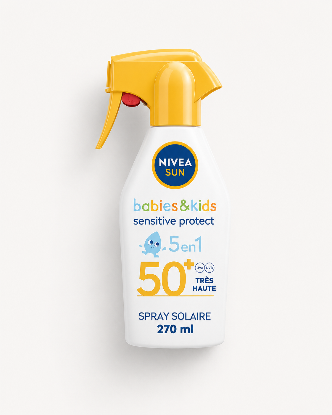 NIVEA SUN Pistolet Solaire Protection Babies & Kids Sensitive Protect FPS 50+ 270ml