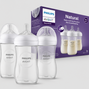 Avent Lot 3 Biberon Naturel En Plastique 260ml