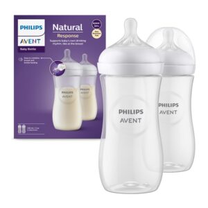 Avent Lot 2 Biberon Naturel En Plastique 330ml