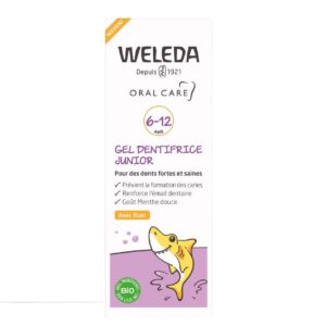 WELEDA - Gel dentifrice Junior - 50 ml Dentifrice Enfant 6-12 ANS