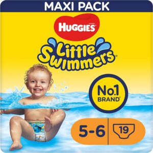 Huggies MAXI PACK Maillots de Bain Jetables Taille 5/6 (12-18kg) 19 PCS