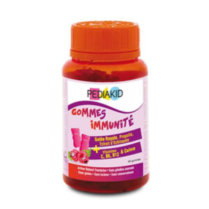 Pediakid 60 Gommes Immunité AROME NATUREL FRAMBOISE
