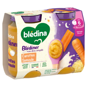 Blédina Blédîner - Pots Carottes Semoule