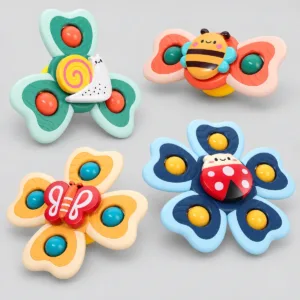 jouets toupies ventouse bebes 4 pieces bebeclassique algerie produit bebe
